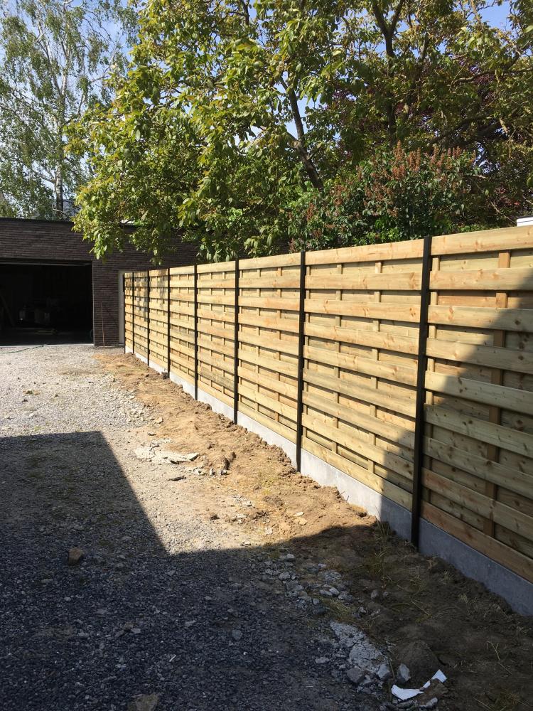 scherm eco met alu paal 