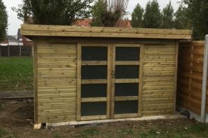 tuinhuis vintage dubbele deur